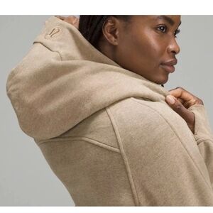 Lululemon scuba hoodie~oversized half zip~rare heathered allspice.